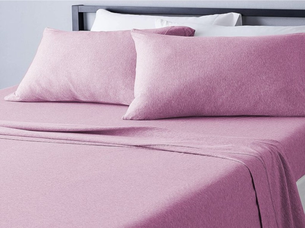 Σετ Σεντόνια Ροζ Σκούρο 100% Βαμβακερά Γαρύφαλλο | Γαρύφαλλο - Λευκά Είδη